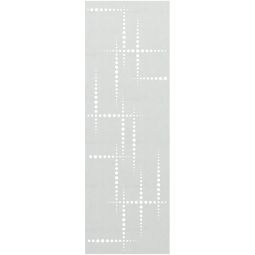 Grille pour panneau brise-vue TraumGarten SYSTEM Puls Inox 60x180 cm, grille décor stable en acier inoxydable