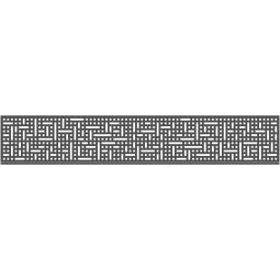 Kit lame décorative TraumGarten SYSTEM Quattro Anthracite hauteur: 15 cm ou 30 cm