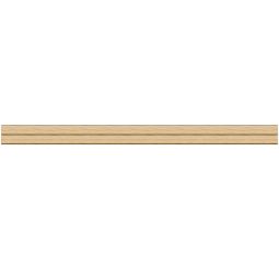 TraumGarten Brise-vue SYSTEM RHOMBE Mélèze lamelles 2 pcs profilés en aluminium enduits et expansés pour occultation, 2 x 6 x 179 cm