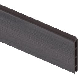 Clôture pare-vue TraumGarten SYSTEM ALU PLUS Kit de panneaux de clôture anthracite 238 cm panneau lamelles Dimensions (LxHxP) : 178x15x2 cm