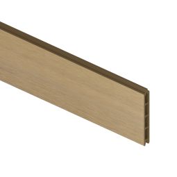 TraumGarten DreamDeck SYSTEM Platinum profil individuel mélèze Profil étroit pour une conception de clôture flexible, 15 x 2 x 178 cm