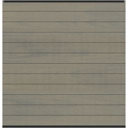 TraumGarten DreamDeck SYSTEM Platinum Kit de panneau de clôture gris taupe Kit de panneau de clôture dans une teinte de gris moderne et discrète, 178 x 184 cm