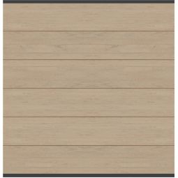 Panneau pare-vue TraumGarten SYSTEM WPC Platinum XL Raccord du panneau anthracite panneau lamelles Dimensions (LxHxP) : 178x184x2 cm, jeu de 6 profilés individuels et 2 baguettes de finition