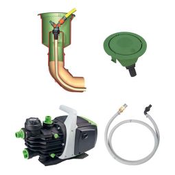 Kit de prélèvement d'eau citerne GRAF set complète pas cher pour l'extraction de l'eau