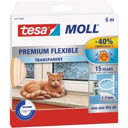 Joint de fenêtre / porte Premium, tesamoll Joint flexible en silicone, fentes de 1 à 7 mm
