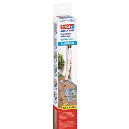 Moustiquaire cour anglaise Insect Stop, Tesa 135x60 cm, aluminium ou acier inoxydable, pinces en acier inoxydable inclus
