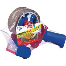 tesa dérouleur + 1 ruban tesapack 66 m x 50 mm PROMO pour rubans adhésifs jusqu'à 50 mm de large