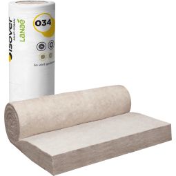 ISOVER Topdec DF 1-034 RENO Lanaé WLS 035 Isolation en laine de verre pour toiture Solution robuste à haute performance thermique, rapide et facile à poser