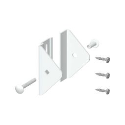 Fixation panneau blanc, TraumGarten LONGLIFE besoin pour hauteur 90cm - 4 pièces, pour hauteur 164/180cm - 6 pièces