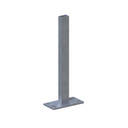 Support poteau à serrage, TraumGarten SYSTEM à visser, LxLxP 61x16x8 cm