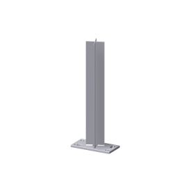 Support poteau à visser, TraumGarten JUMBO pour panneau birse-vue bois composite