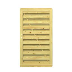 Portail bois, TraumGarten XL montage au choix DIN gauche ou droite