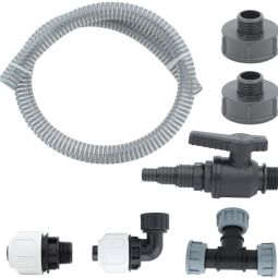 Kit de connexion rapide pour cuves IBC avec tuyau DN25 Connexion de deux réservoirs IBC avec S60x6 (DN50) filetage intérieur