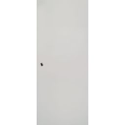 Porte coulissante en applique Kilsgaard type 43/00 gris uni Lamikor Construction à âme alvéolaire robuste et surface CPL grise, facile d'entretien, résistante aux rayures et à la lumière