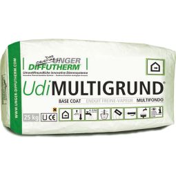 Mortier de lissage et d'armature UdiMULTIGRUND UdiDÄMMSYSTEME 25 kg, pour isolation en fibre de bois, frein-vapeur et hydrofuge