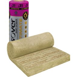 Laine de verre ISOVER Ultimate ZKF 031 anti-incendie pose entre chevrons  Diverses épaisseurs 