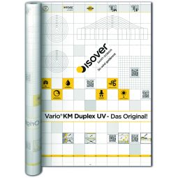 Membrane d'étanchéité à l'air Isover Vario KM Duplex UV Frein vapeur variations différents, avec un non-tissé spécial