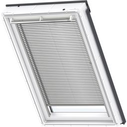 Store vénitien VELUX manuel alu brossé 7057S translucide, commande manuelle, convenable pour divers fenêtre de toit VELUX