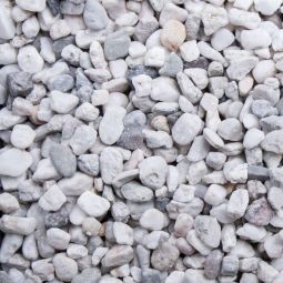 Graviers décoratifs, gallet blanc différentes granulométries au choix