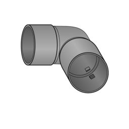 Tube de drainage coude 90° Scheiter pour FF-Drän