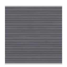 Clôture PVC bois composite TraumGarten - kit tout compris CLASSIC PLATINUM gris - panneau lamelles Personnalisez votre pare-vue avec notre configurateur