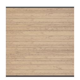 Clôture PVC bois composite TraumGarten - kit tout compris CLASSIC sable anthracite - panneau lamelles Personnalisez votre pare-vue avec notre configurateur