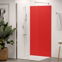 Panneau mural douche aluminium composite Winwall Basics corail vendu à l'unité ou en set, différentes tailles au choix