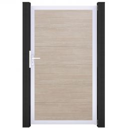Portail simple GroJa BasicLine PVC 3