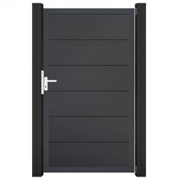 Portail simple GroJa BasicLine PVC 3