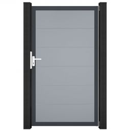 Portail simple GroJa BasicLine PVC 3