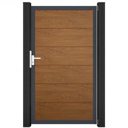 Portail simple GroJa BasicLine PVC 3