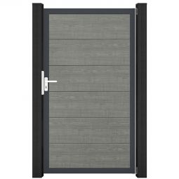 Portail simple GroJa BasicLine PVC 3