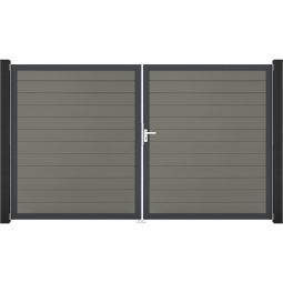 Portail double GroJa Solid pour 4