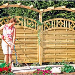 Clôture de jardin brise-vue T&J 5