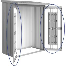 Kit de porte pour abri 4