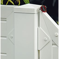 Poteau blanc T&J LIGHTLINE KS 4