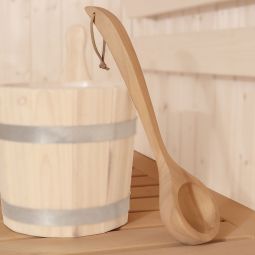 Louche pour sauna en bois 3