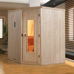 Sauna d'angle weka VARBERG en 6