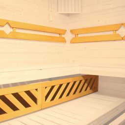 Sauna d'angle weka KEMI en 7