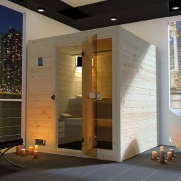 Sauna en bois massif weka 7