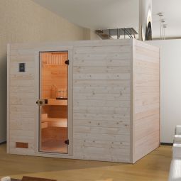 Sauna en bois massif weka 8
