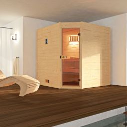 Sauna d'angle weka VALIDA en 7