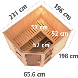 Sauna Karibu Amelia 3 8