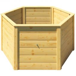 Jardinière surélevée en bois 6 6