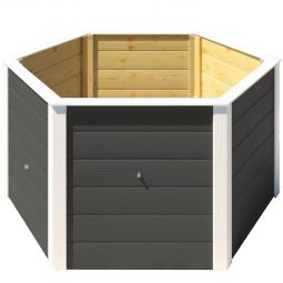 Jardinière surélevée en bois 6 9