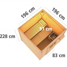 Karibu Maison de sauna Torge 5