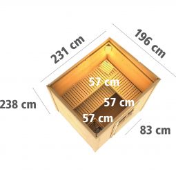 Karibu Maison de sauna Norge 7