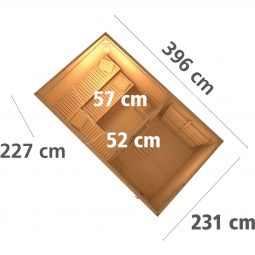 Maison de sauna Karibu Skrollan 6