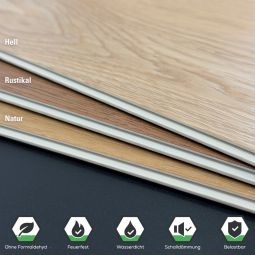 Sol vinyle SPC chêne naturel 6