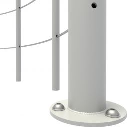 Minka balustrade blanche avec câbles 7